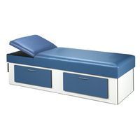 Buy Clinton Upholstered Apron Recovery Couch with Double Drawer Storage
