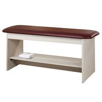 Buy Clinton Flat Top Style Line Straight Line Treatment Table with Full Shelf