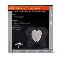 Buy Medline Optifoam Antimicrobial Ag Adhesive Dressing