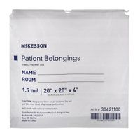 Buy McKesson Patient Belonging Bag
