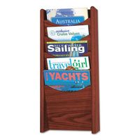 Buy Safco Solid Wood Wall-Mount Literature Display Rack