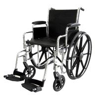 Buy ITA-MED 16 Inch Premium Wheelchair with Chrome Plated Frame