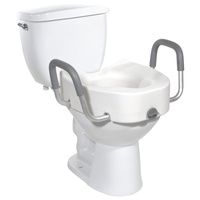 Buy Drive Premium Plastic Elevated Regular or Elongated Toilet Seat With Lock