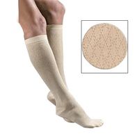 Buy FLA Orthopedics Activa Sheer Therapy 15-20mmHg Womens Patterned Dress Socks With Cross Hatch Pattern