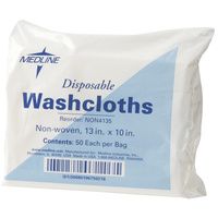 Medline NonWoven Disposable Washcloths