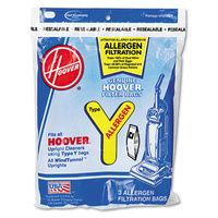 Buy Hoover Commercial Disposable Allergen Filtration Bags For Commercial Bag-Style WindTunnel Upright Vacuum