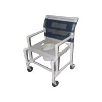 Buy Healthline Extra Wide Vacuum Seat Extended Shower Commode Chair
