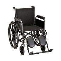 Buy Nova Medical 16" Steel Wheelchair Detachable Arms and  Elevating Leg Rests