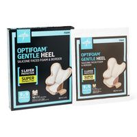 Buy Medline Optifoam Gentle Heel Silicone-Faced Foam Dressings
