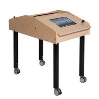 Buy Childrens Factory Angeles 2-Station Face-To-Face  Ipad Air Technology Table With Adjustable Legs