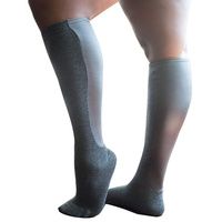 Buy Xpandasox Plus Size/Wide Calf Cotton Blend Solid Panel Knee High Compression Socks