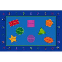 Buy Childrens Factory Angeles Shapes & Alphabet Carpet