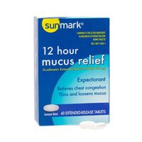 Buy Sunmark Mucus E.R. Cold and Cough Relief Tablet