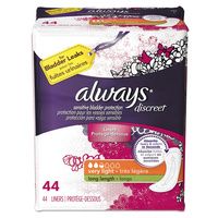 Buy Always Discreet Light Long Length Incontinence Liner - Light Absorbency
