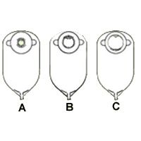 Buy Nu-Hope Deep Convex Round Cut-to-Fit Adult Urinary Pouch with Flutter Valve
