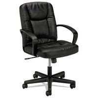 Buy HON HVL171 Executive Mid-Back Leather Chair
