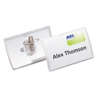 Buy Durable Click-Fold Convex Name Badge Holders