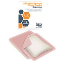Buy GemCore Silicone Adhesive Border Foam Dressing