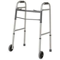 Buy Guardian Easy Care Folding Walker With 5 Inch Fixed Wheels