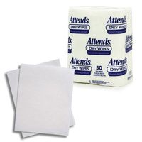 Buy Attends Quickables Dry Wipes