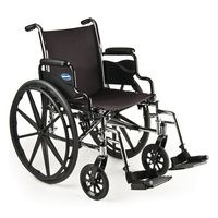 Invacare Tracer SX5 18 Inches FlipBack DeskLength Arms Wheelchair