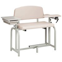 Buy Clinton Lab X Series Extra-Wide Extra-Tall Blood Drawing Chair with Padded Flip Arm and Drawer