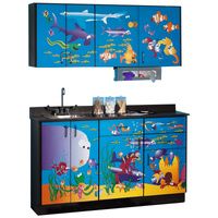 Buy Clinton Pediatric Imagination Series Ocean Commotion Base and Wall Cabinets