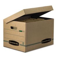 Buy Bankers Box SYSTEMATIC Basic-Duty Attached Lid Storage Boxes