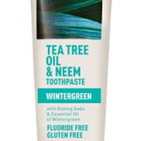Buy Desert Essence Tea Tree Oil And Neem Wintergreen Toothpaste