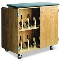 Buy Diversified Woodcrafts Mobile Microscope Storage Cabinet