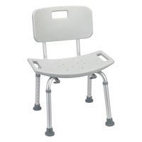 Buy Drive Deluxe Knock Down Aluminum Bath Seat with Removable Back