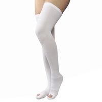 Buy AT Surgical Womens Thigh High Open Toe 15-20 mmHg Compression Support Stockings