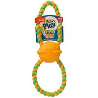 Buy Hartz Dura Play Bacon Scented Tug of Fun Double Ring Dog Toy