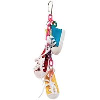 Buy AE Cage Company Happy Beaks Sneakers on a Line Bird Toy