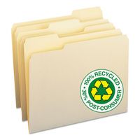 Buy Smead 100% Recycled Manila Top Tab File Folders