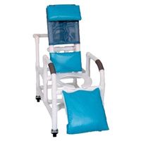 MJM International Pediatric Reclining Shower Chair with Elevated Leg Extension