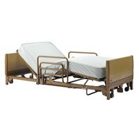 Buy Invacare IVC Full Electric Low Home Care Bed Package With Innerspring Mattress And Assist Bed Rails
