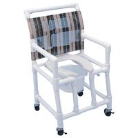 Buy Healthline Shower Commode Chair with Deluxe Open Front Seat
