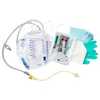 Buy Medline Two Layer Silicone Elastomer Coated Foley Catheter Tray