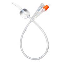 Buy Medline Two-Way 100% Select Silicone Coude Tip Foley Catheter - 10cc Balloon Capacity