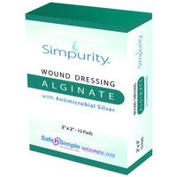 Buy Safe N Simple Simpurity Silver Alginate Wound Dressing