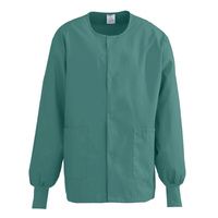 Buy Medline ComfortEase Unisex Crew Neck Warm-Up Jacket - Evergreen