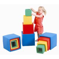Buy Childrens Factory Nest n Stack Blocks