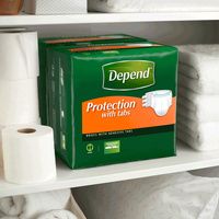 Buy Depend Protection With Tabs Incontinence Briefs - Maximum Absorbency