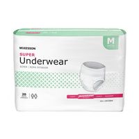 McKesson Unisex Moderate Absorbency Adult Super Incontinence Disposable Underwear