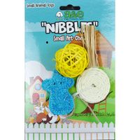 Buy AE Cage Company Nibbles Sushi Roll Set Loofah Chew Toys Assorted