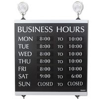 Buy Headline Sign Century Series Business Hours Sign