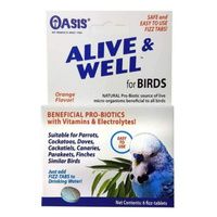 Buy Oasis Alive and Well, Stress Preventative and Pro-Biotic Tablets for Birds