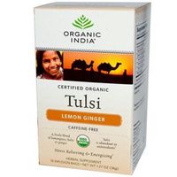 Buy Organic India Lemon Ginger Tulsi Tea