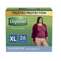 Depend FitFlex Maximum Absorbency Incontinence Underwear for Women